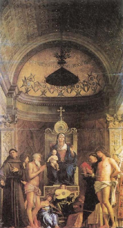Gentile Bellini Sacra Conversazione France oil painting art